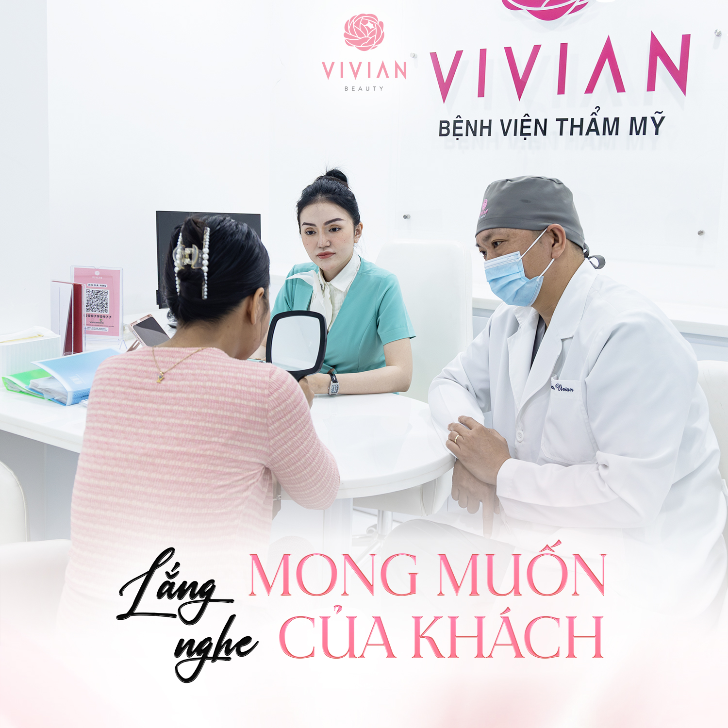 VIỆN THẨM MỸ CHUYÊN SÂU VIVIAN Hoạt động tại Vivian 2 LẮNG NGHE MONG MUỐN