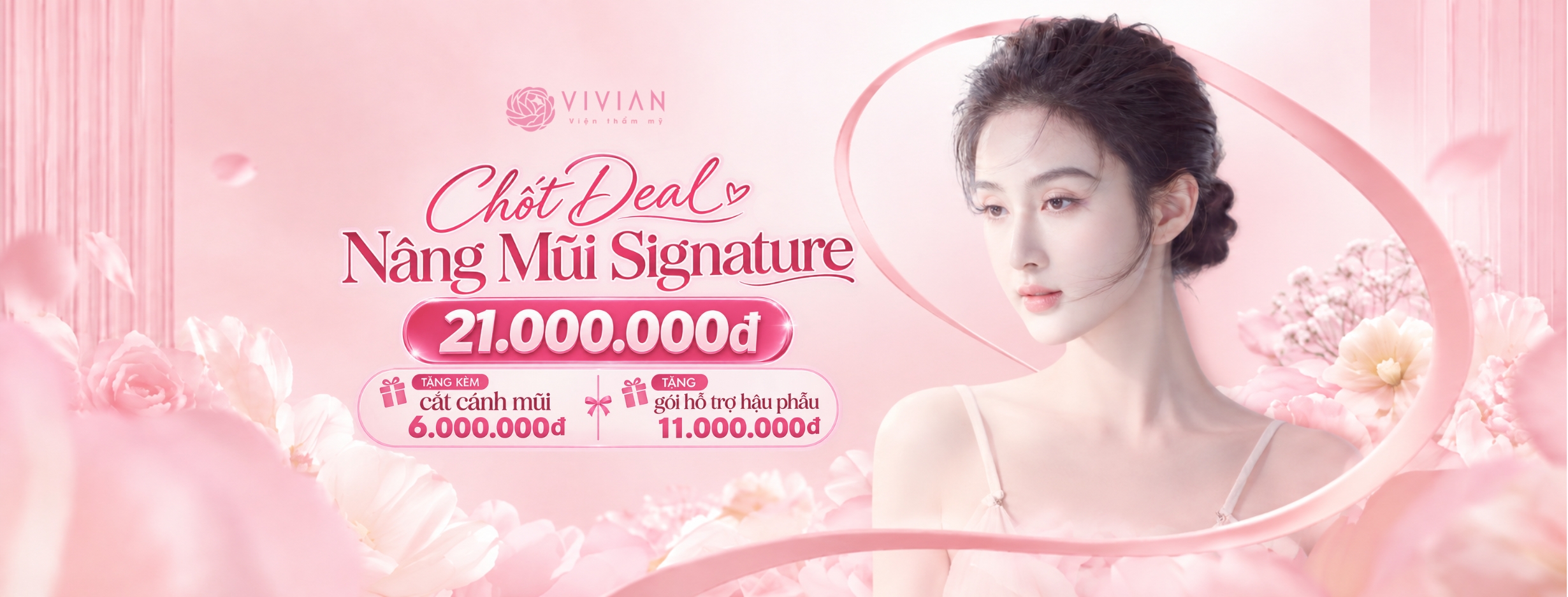 VIỆN THẨM MỸ CHUYÊN SÂU VIVIAN BANNER THÁNG 9